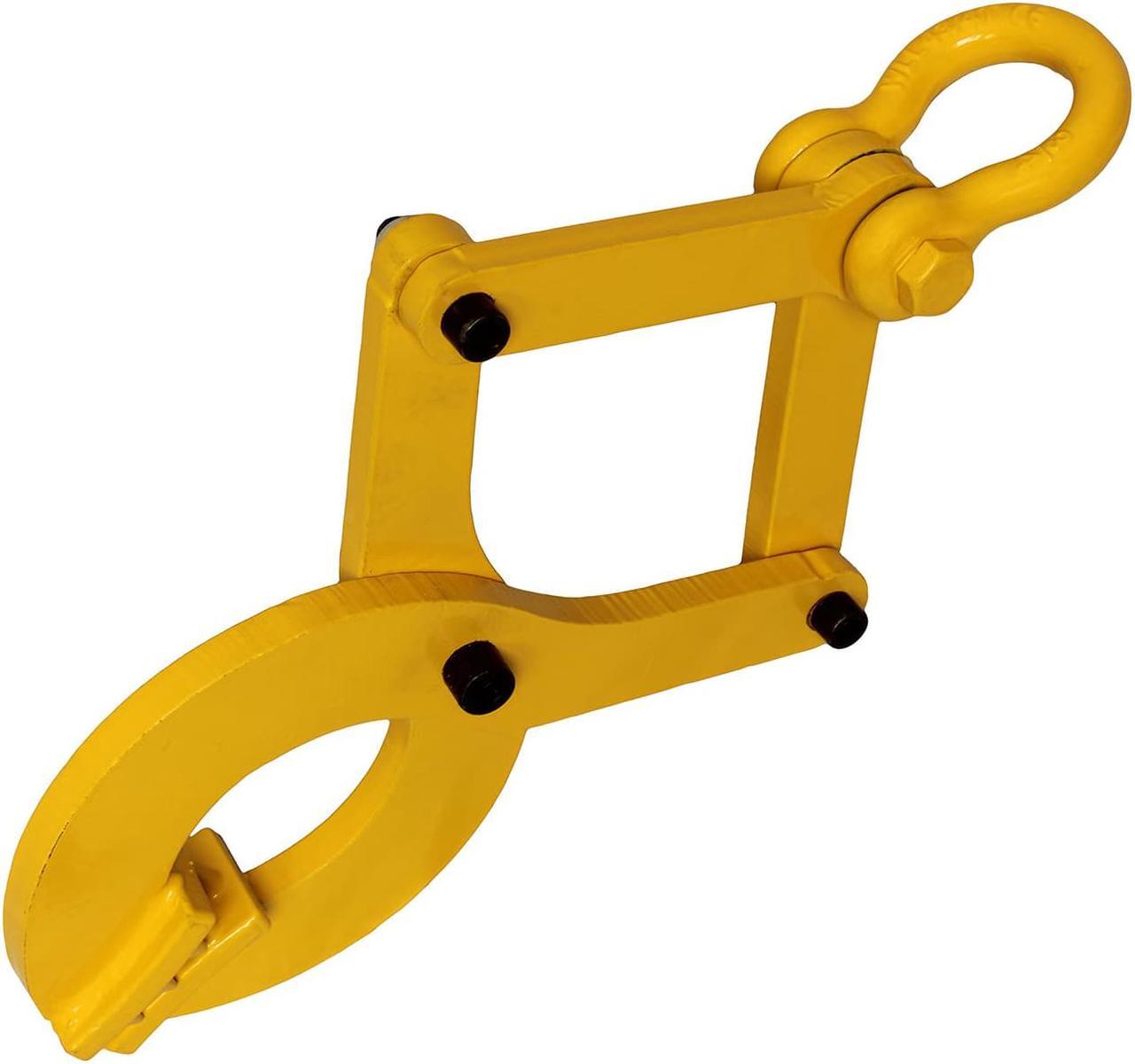 Alt view image 5 of 7 - BISupply | Pallet Puller Clamp in Yellow  6000 lb pound Capacity  Pallet Grabber