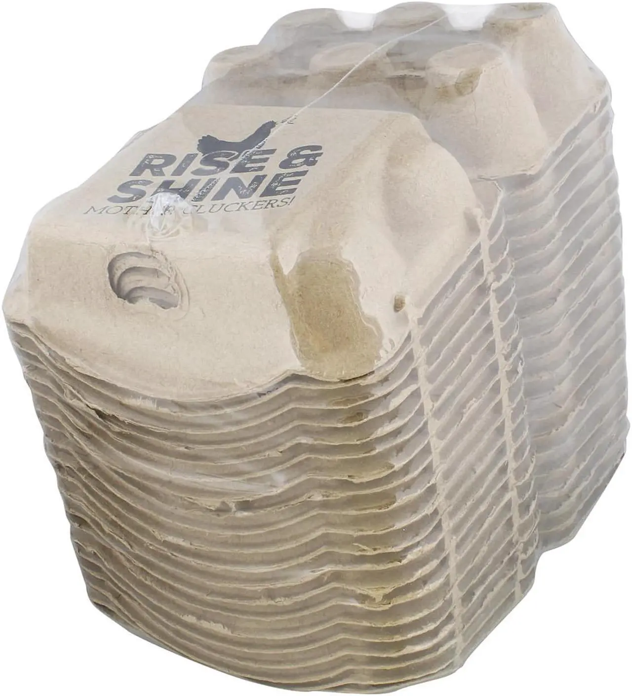 Alt view image 6 of 7 - Rural365 Empty Egg Cartons New Chicken Quail Egg Cartons 6 Rise and Shine - 20pk