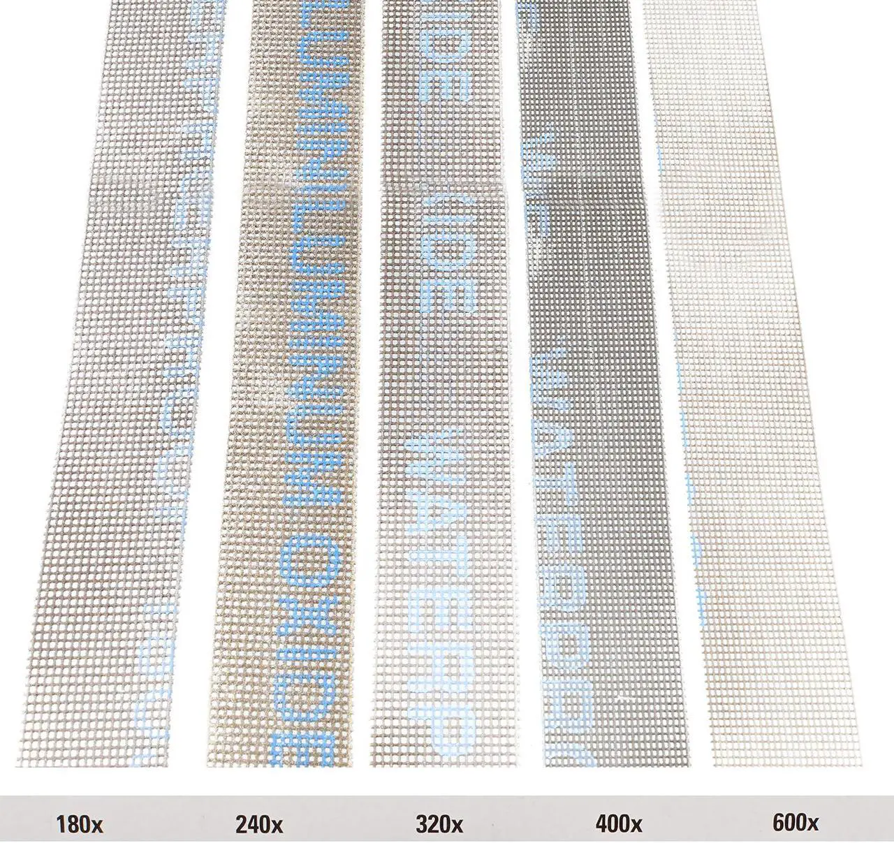 Alt view image 5 of 7 - dct mesh abrasive paper 5piece sand paper variety pack with dispenser  180, 240, 320, 400, 600 grit mesh sandpaper