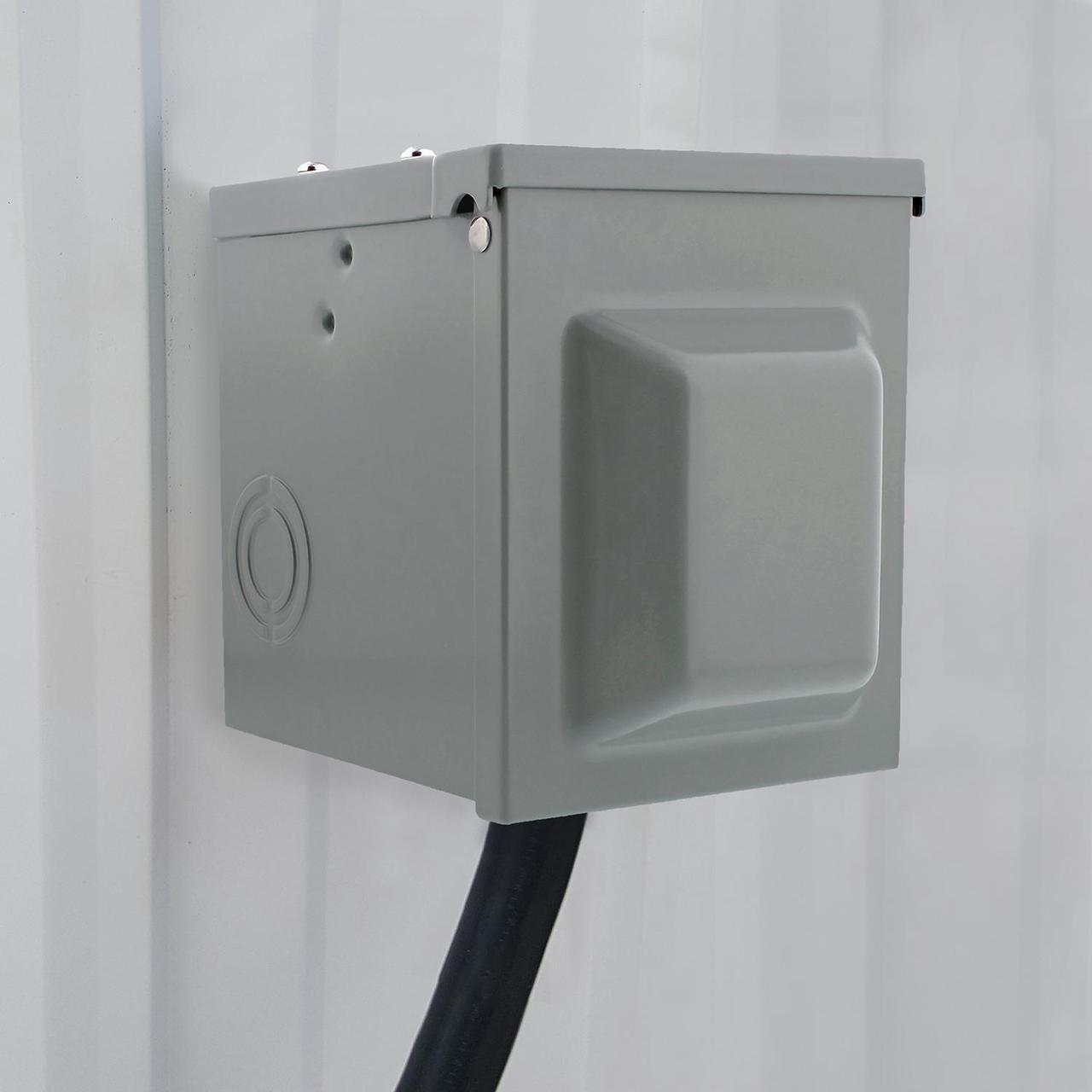 Alt view image 6 of 7 - Dumble RV Breaker Box - RV Electrical Outlet RV Plug Box RV Box 30 Amp RV Panel