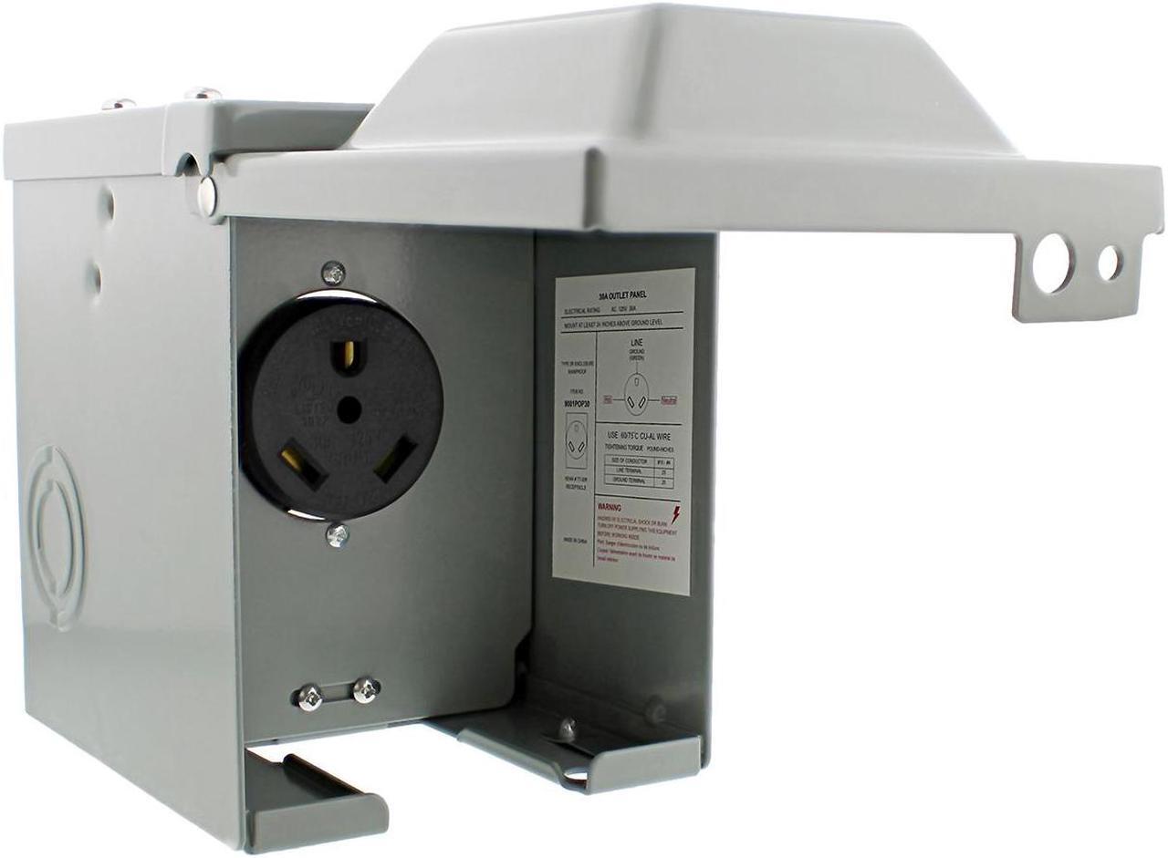 Main image of Dumble RV Breaker Box - RV Electrical Outlet RV Plug Box RV Box 30 Amp RV Panel