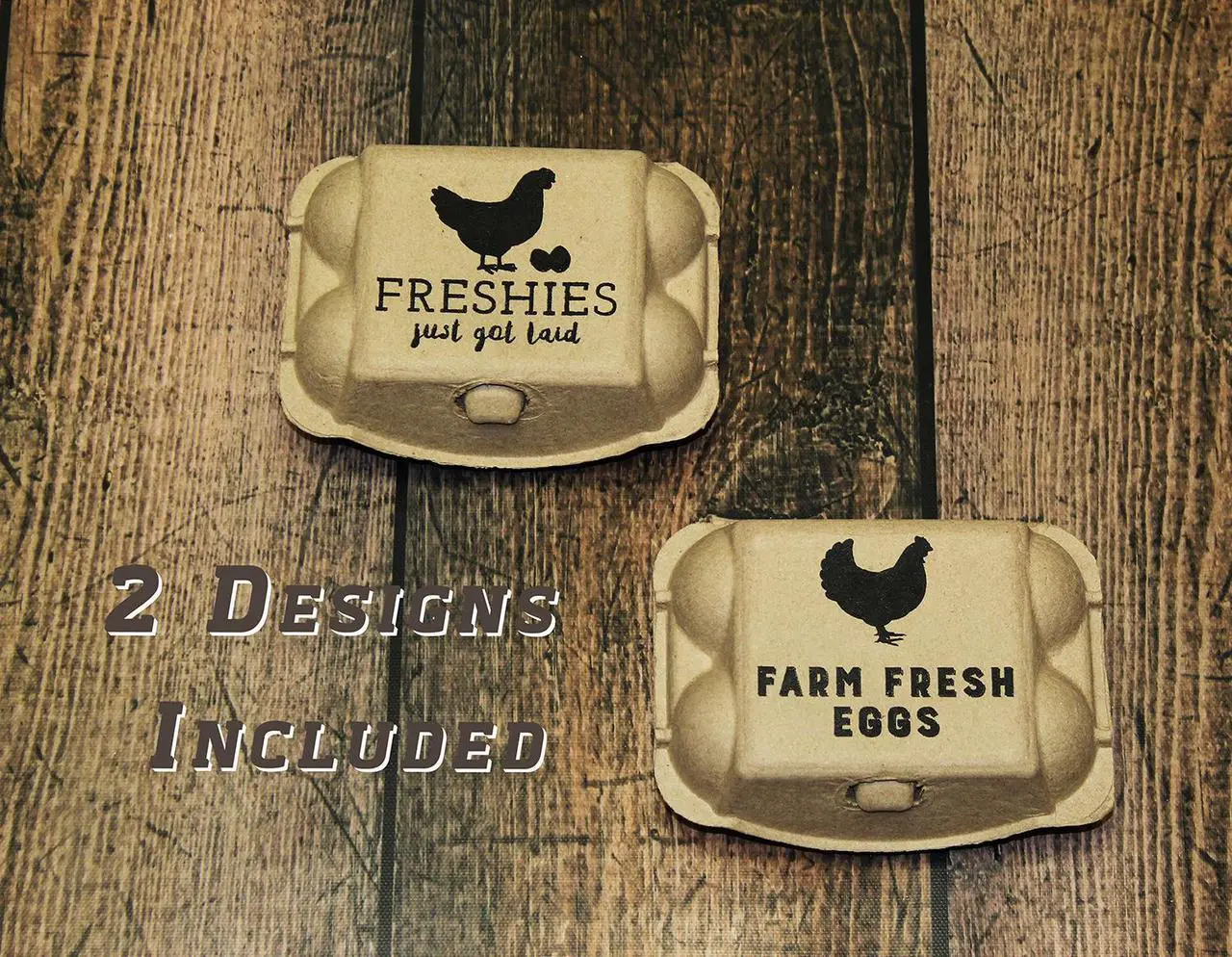 Main image of Rural365 Empty Egg Cartons New Chicken Quail Egg Carton 6 Cell Farm Fresh - 20pk