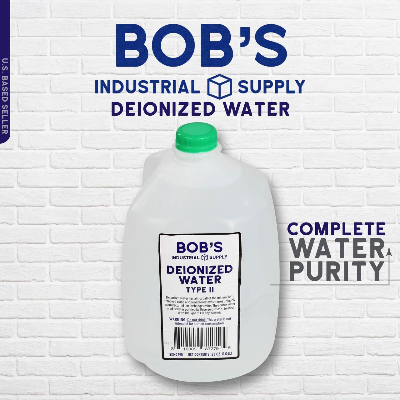 Alt view image 2 of 7 - BISupply 1Gal Type II Deionized Water Gallon Jug for Auto and Laboratory