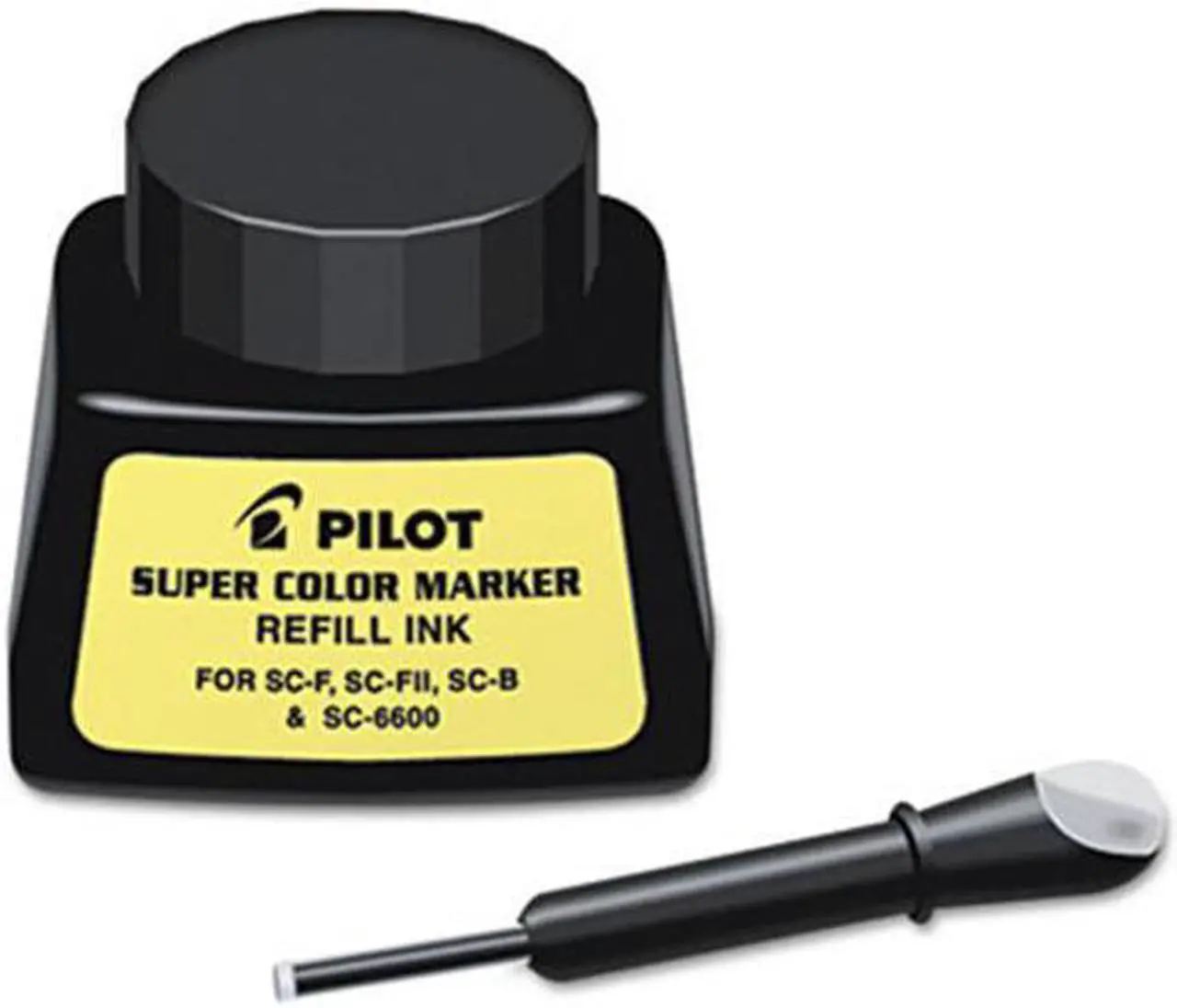 Alt view image 2 of 5 - Pilot 43500 Jumbo Marker Refill Ink, For Permanent Markers, 1 Oz Ink Bottle, Black