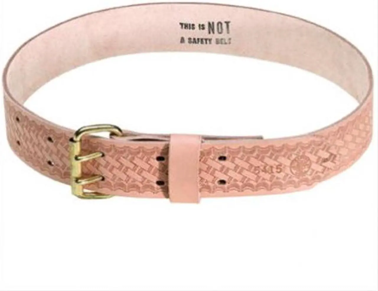 Alt view image 3 of 7 - Klein Tools 409-5415L Heavy-Duty Embossed Leather Tool Belt - Large