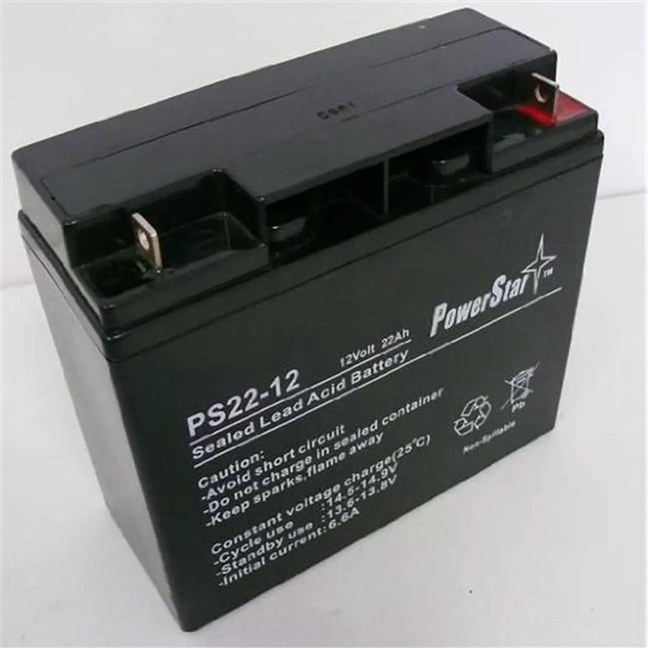 Alt view image 4 of 4 - PowerStar PS12-22-257 Black & Decker Jus500ib 500 Amp Jump Starter With Inflator - Battery