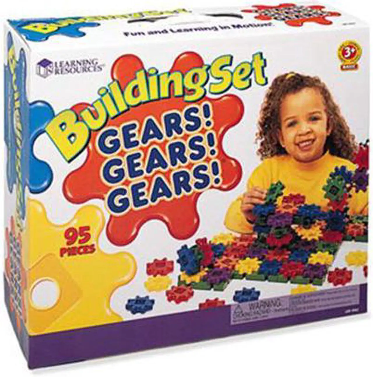 Alt view image 6 of 20 - LEARNING RESOURCES LER9162 GEARS! BEGINNERS BUILDING SET-95 PIECES
