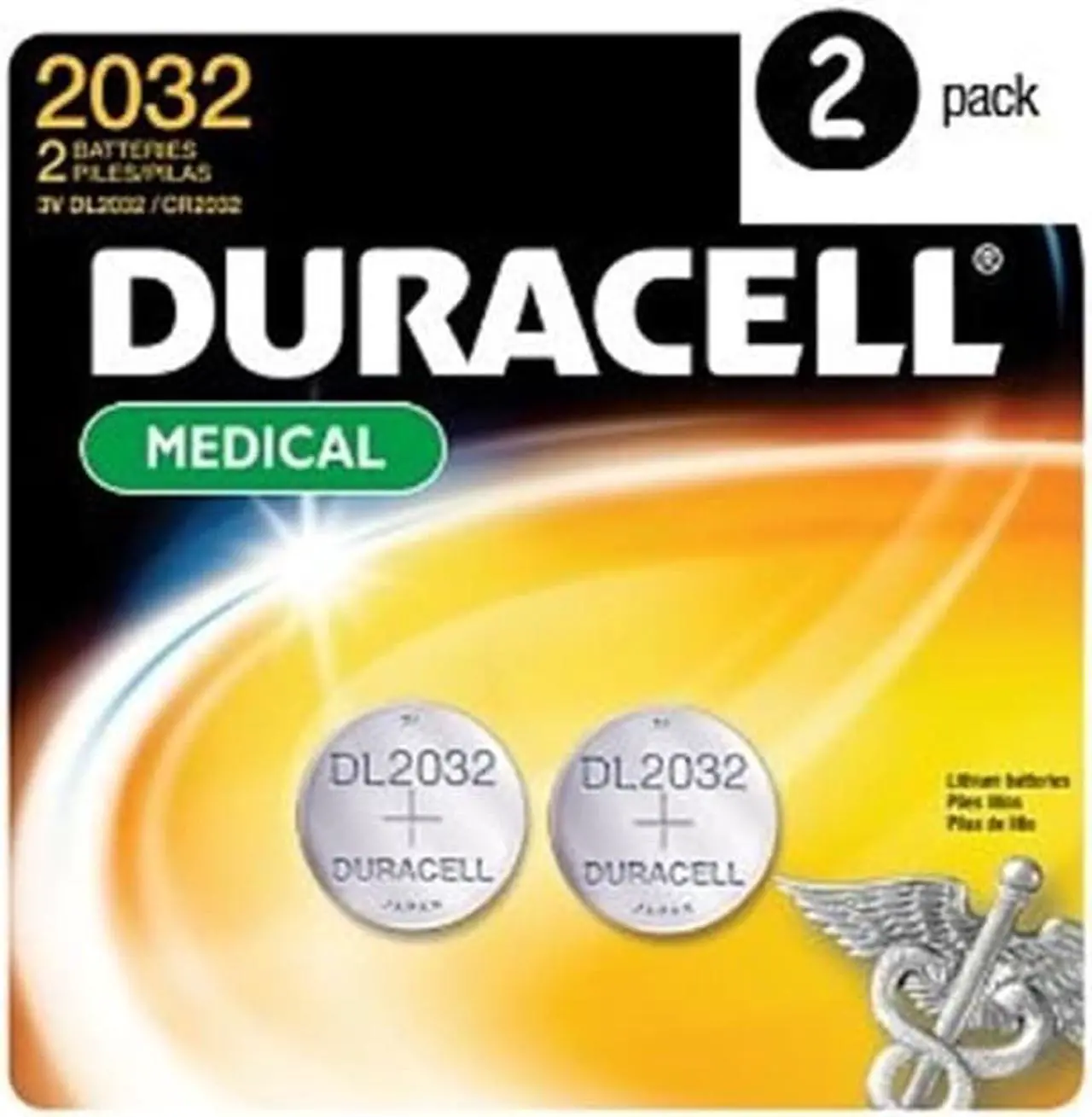 Alt view image 8 of 20 - DURACELL DL2032B2PK Coin Cell,2032,Lithium,3V,PK2