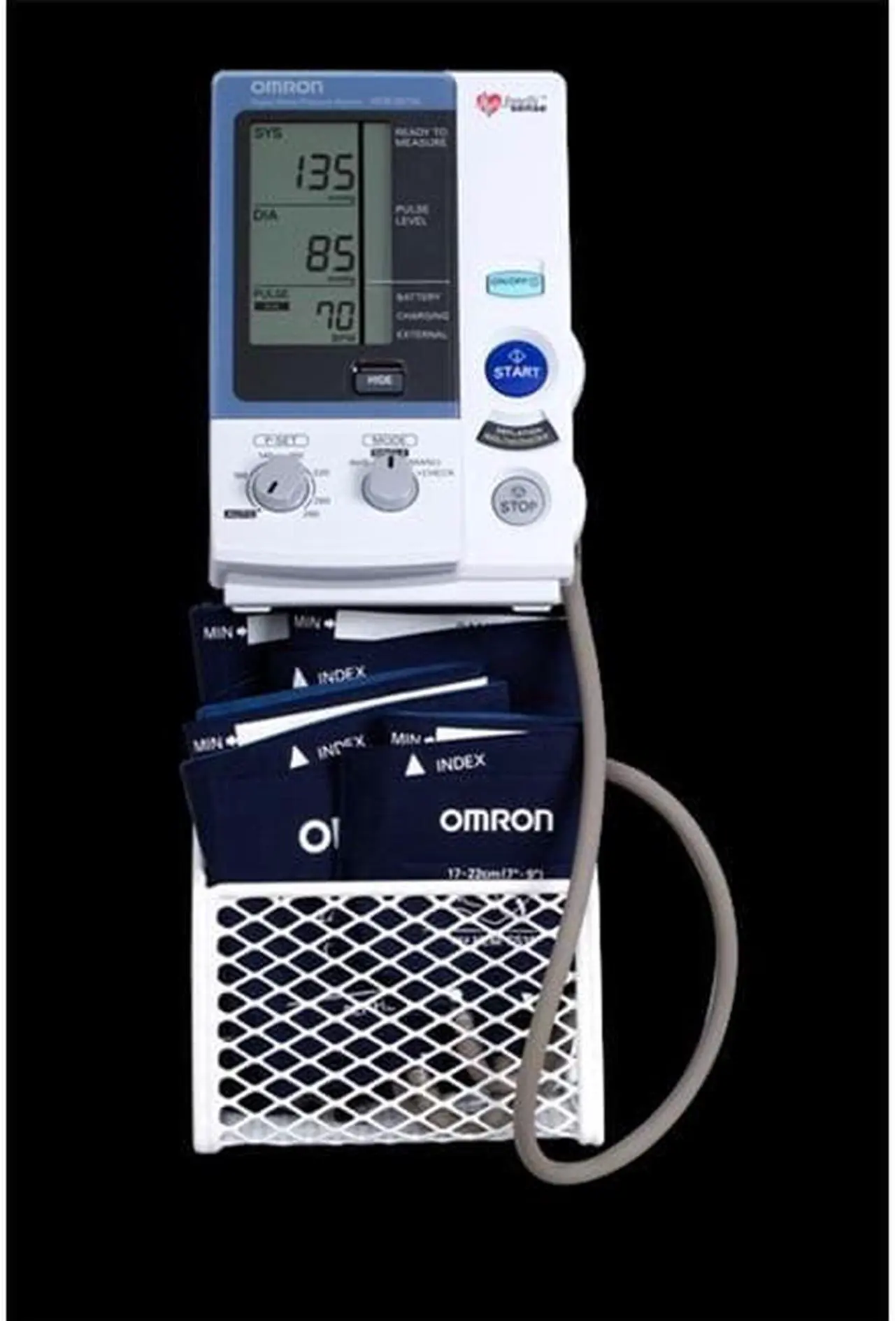 Alt view image 2 of 2 - Omron HEM-907XL Automatic Professional Digital Blood Pressure Monitor