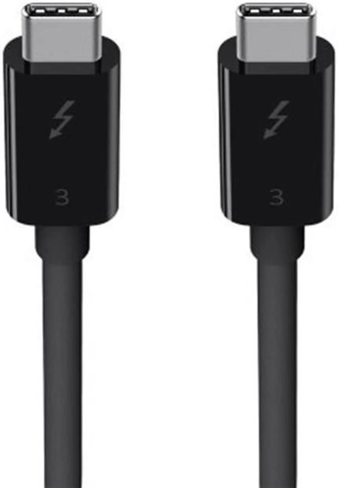 Main image of Belkin Components F2CD084BT0.5MBK 0.5M 40Gbits Black Thunderbolt Cable