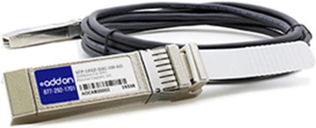 Main image of AddOn SFP-10GE-DAC-1M-AO 3.28 ft. Cat Twinaxial Black Network Ethernet Cable
