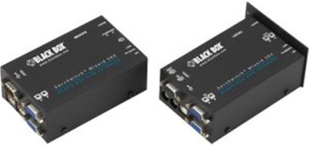 Main image of Black Box ACU5052A KVM Extender - Dual VGA, USB 2.0, RS232, Audio, Dual-Access, CATx