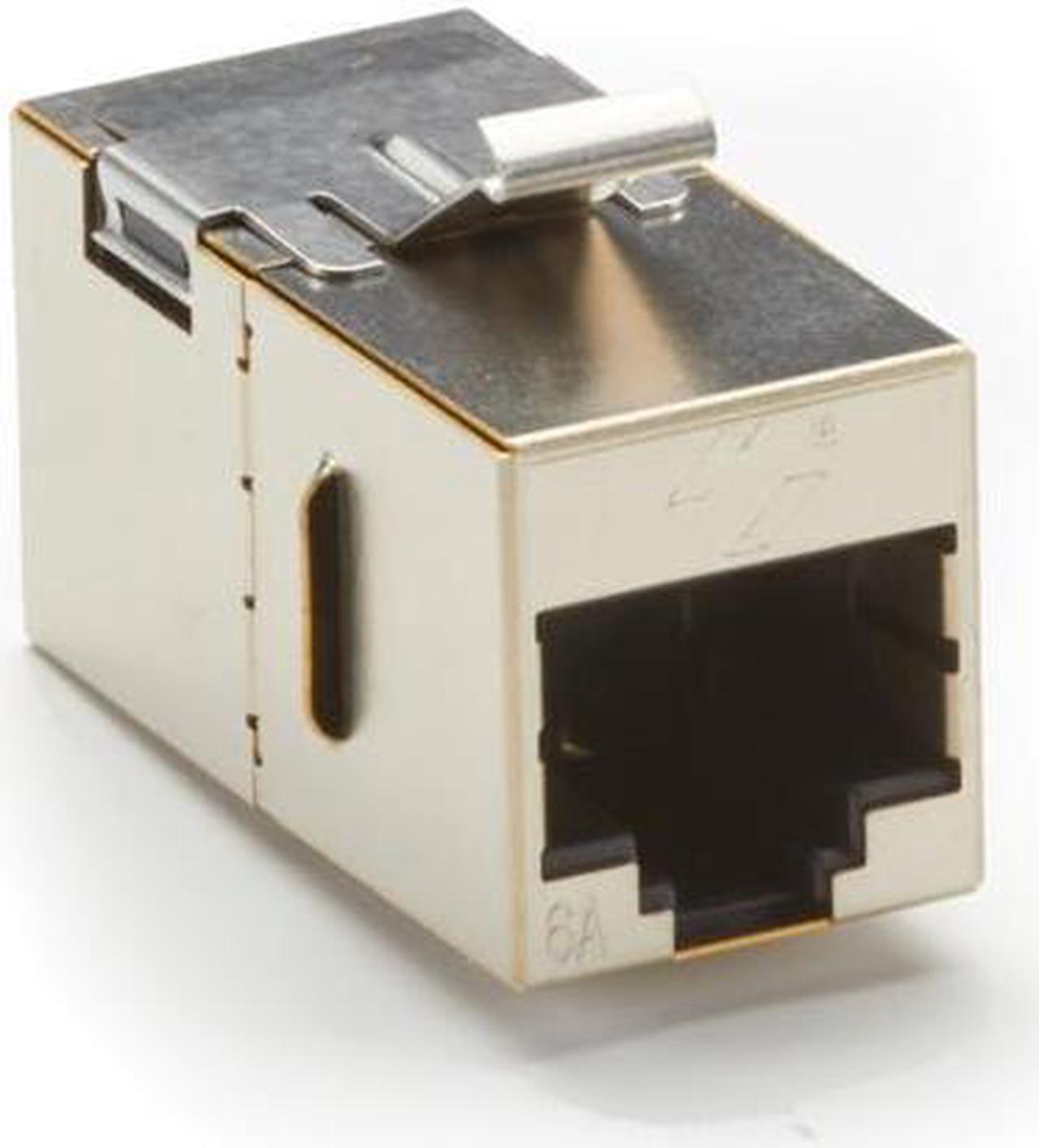 Alt view image 2 of 10 - Black Box C6ACP70S-SV CAT6A Shielded Keystone Coupler
