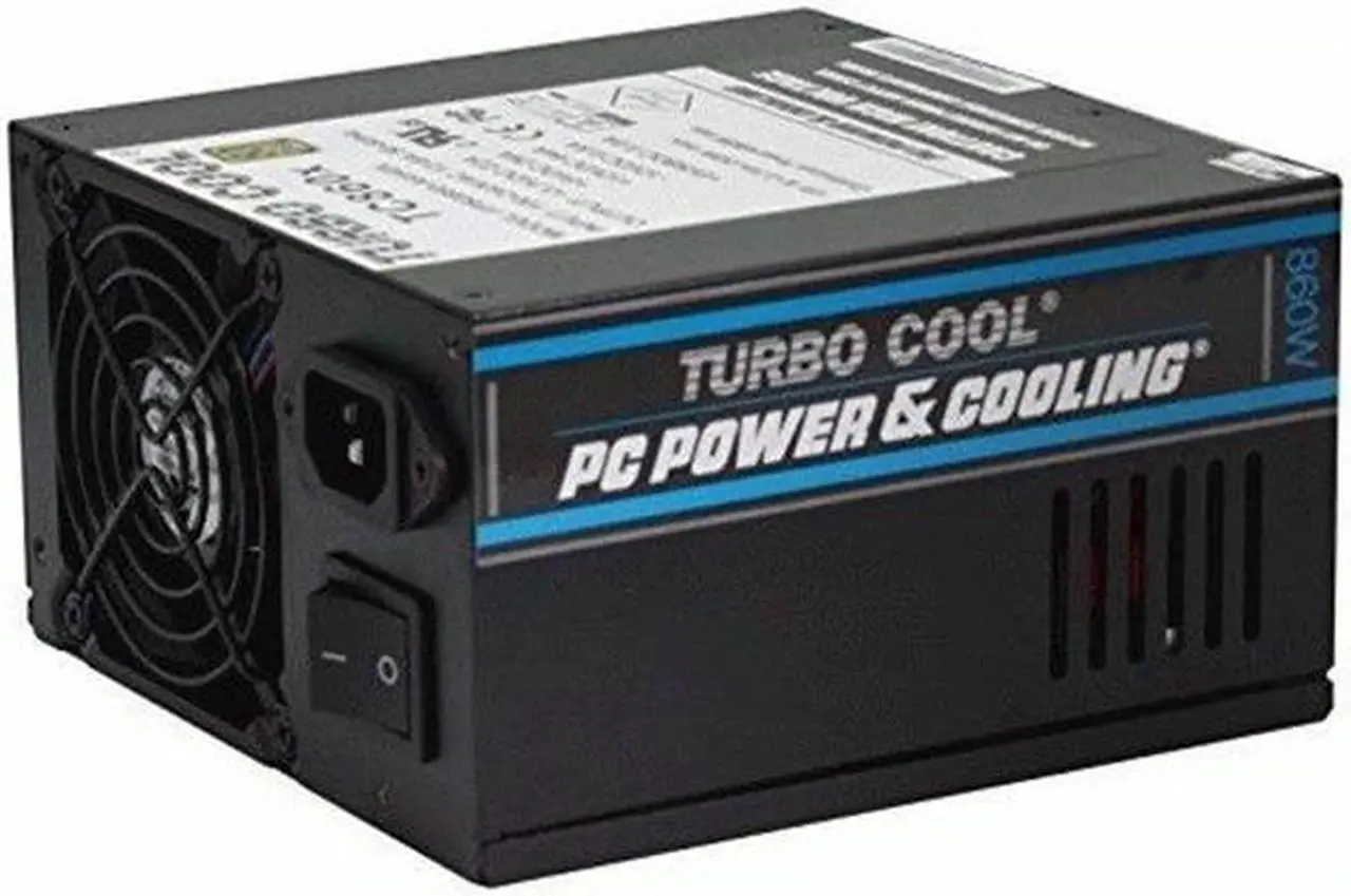 Alt view image 6 of 8 - PC Power & Cooling Turbo-Cool Series 860 Watt (860W) 80+ Gold Non Modular Active PFC Industrial Grade ATX PC Power Supply 7 Year Warranty FPS0860-A4H0X