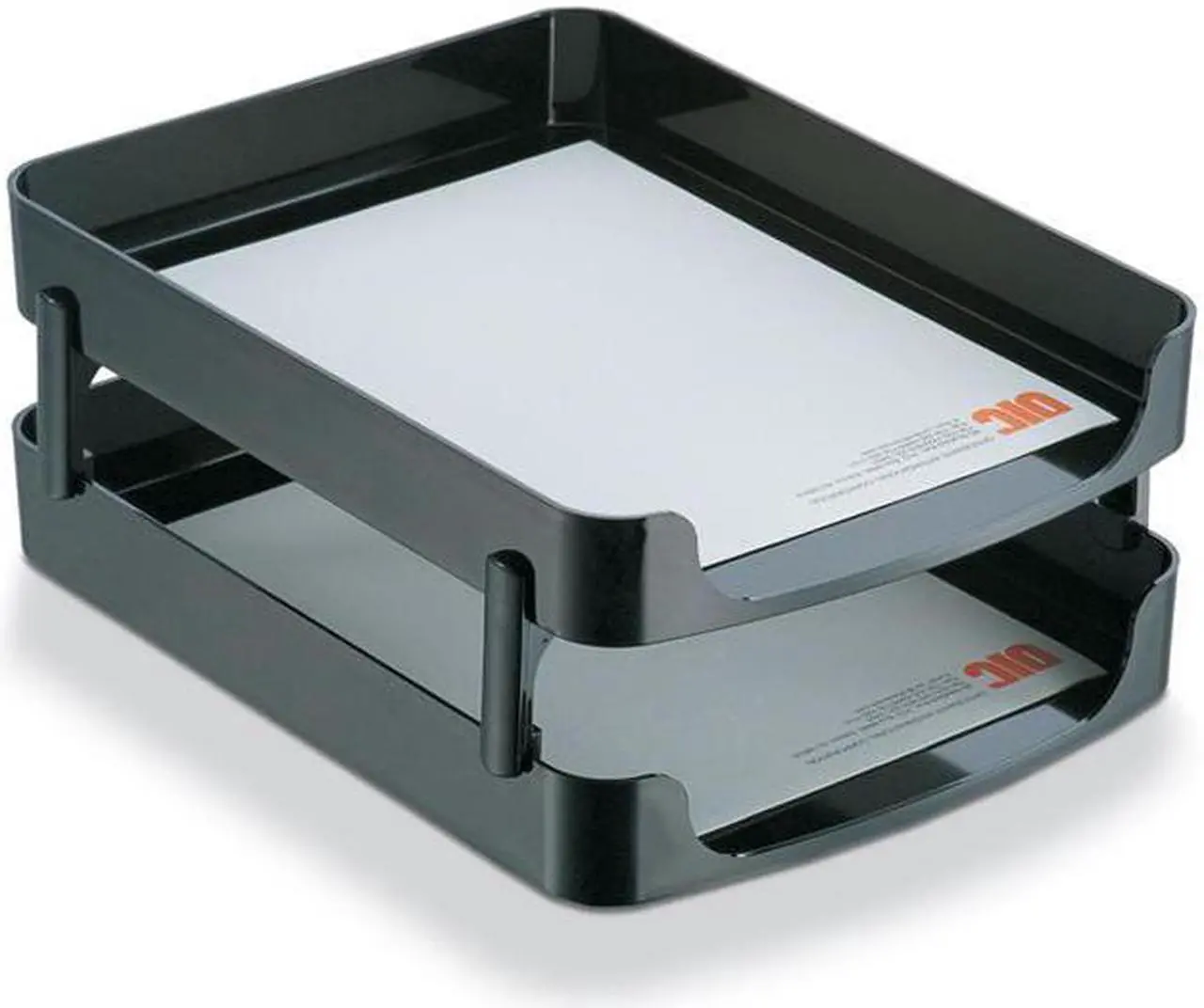Alt view image 2 of 8 - Officemate Tray,Letter Trays W/Su,Bk 22236