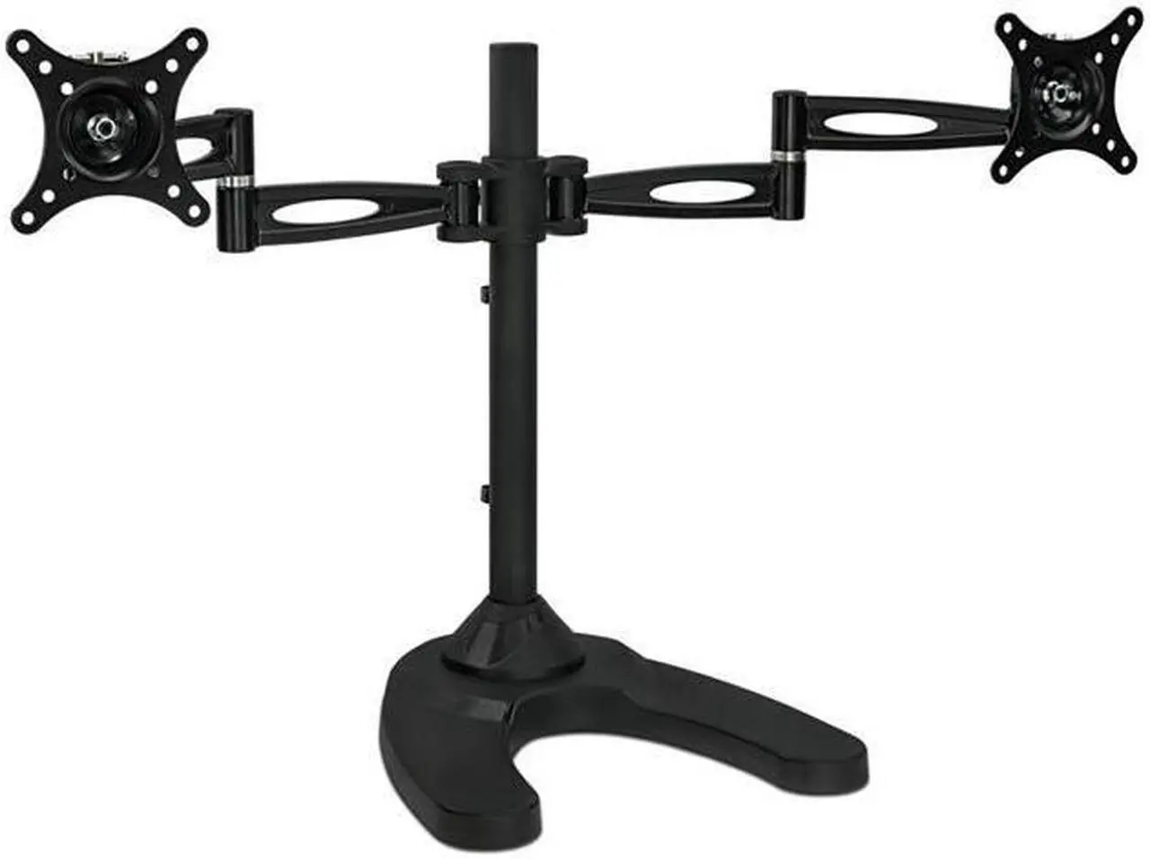 Alt view image 2 of 7 - Mount-It! Dual Monitor Stand | 27" Max Screen Size| VESA 75 100