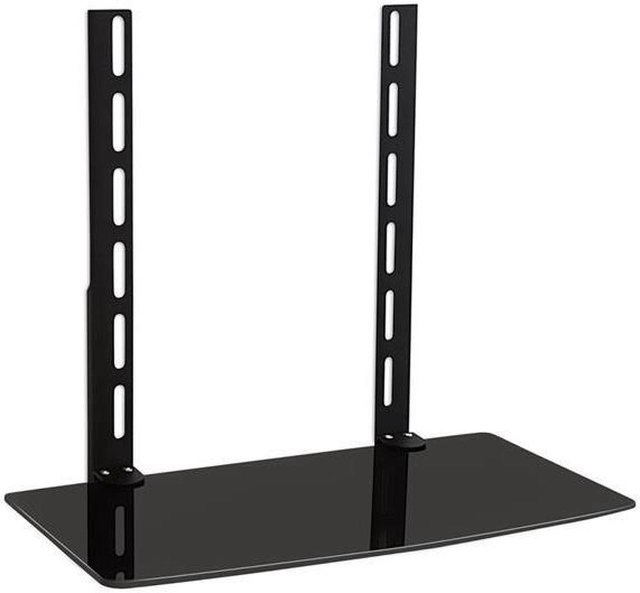 Main image of Mount-It! TV Wall Mount Bracket for Cable Box DVD Player Stereo Components Shelf (1 Shelf) (MI-8401)