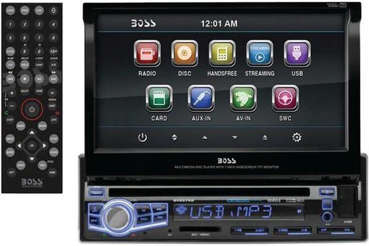 Alt view image 18 of 20 - Boss Audio BV9976B 7" Touchscreen Single-Din DVD w/ Bluetooth