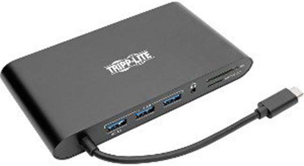 Tripp-Lite U442-DOCK1B USB-C Laptop Docking Station with Mini-Displayport HDMI - Black