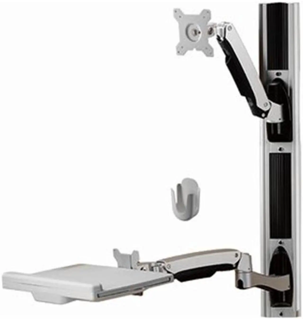 Alt view image 3 of 6 - Amer Networks SIT STAND COMBO WALL MOUNT