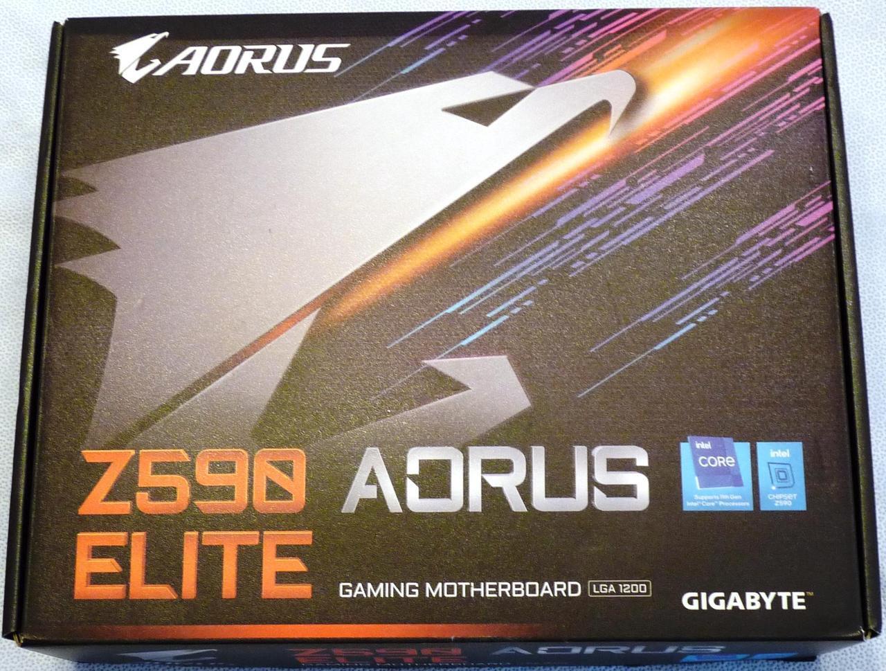 Main image of GIGABYTE Z590 AORUS ELITE LGA 1200 Intel Z590 DDR4 PCIe 4.0 ATX Motherboard