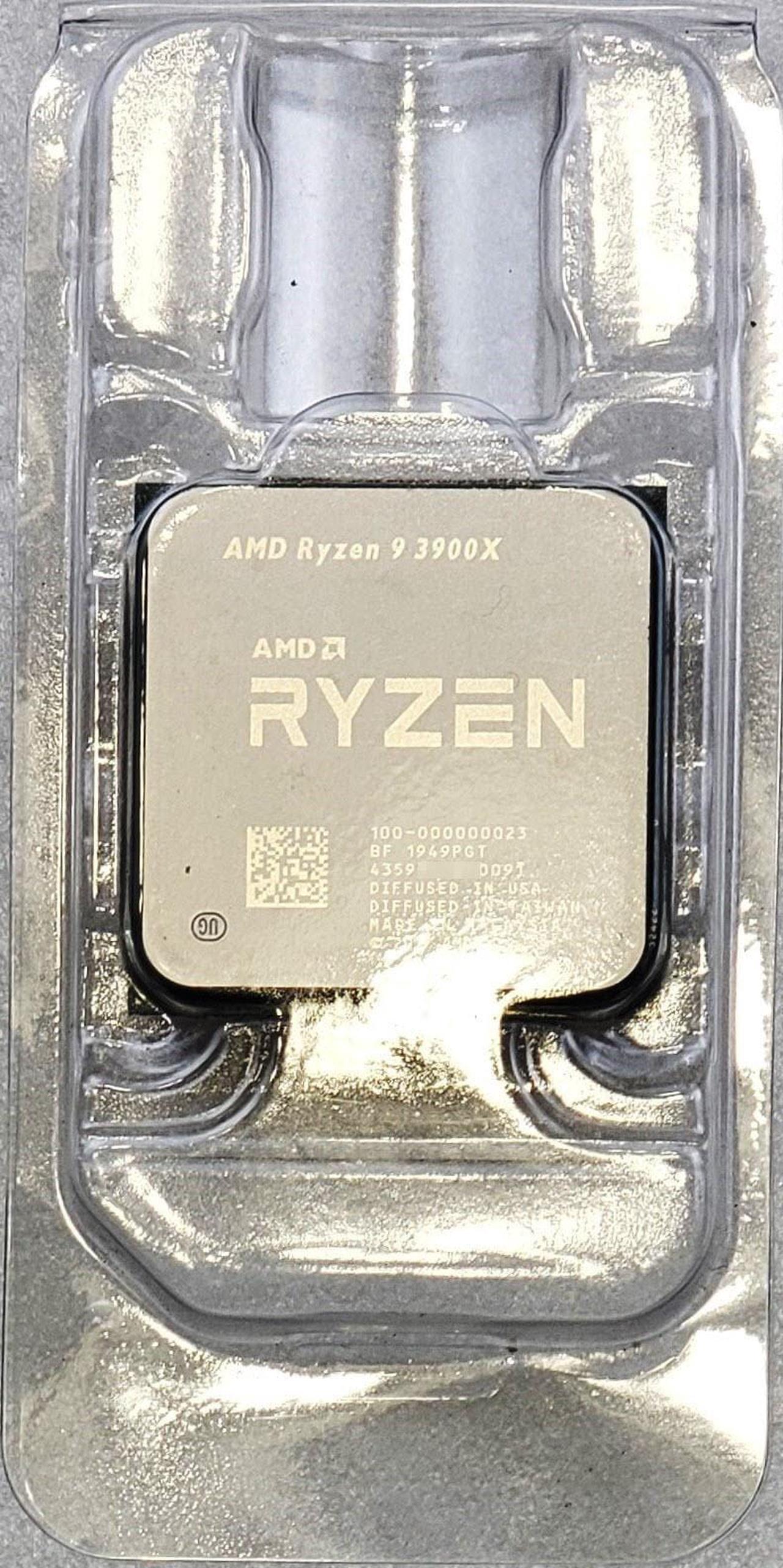 AMD RYZEN 9 3900X 12-Core AM4 105W 100-000000023 Desktop TRAY OEM CPU NO COOLER