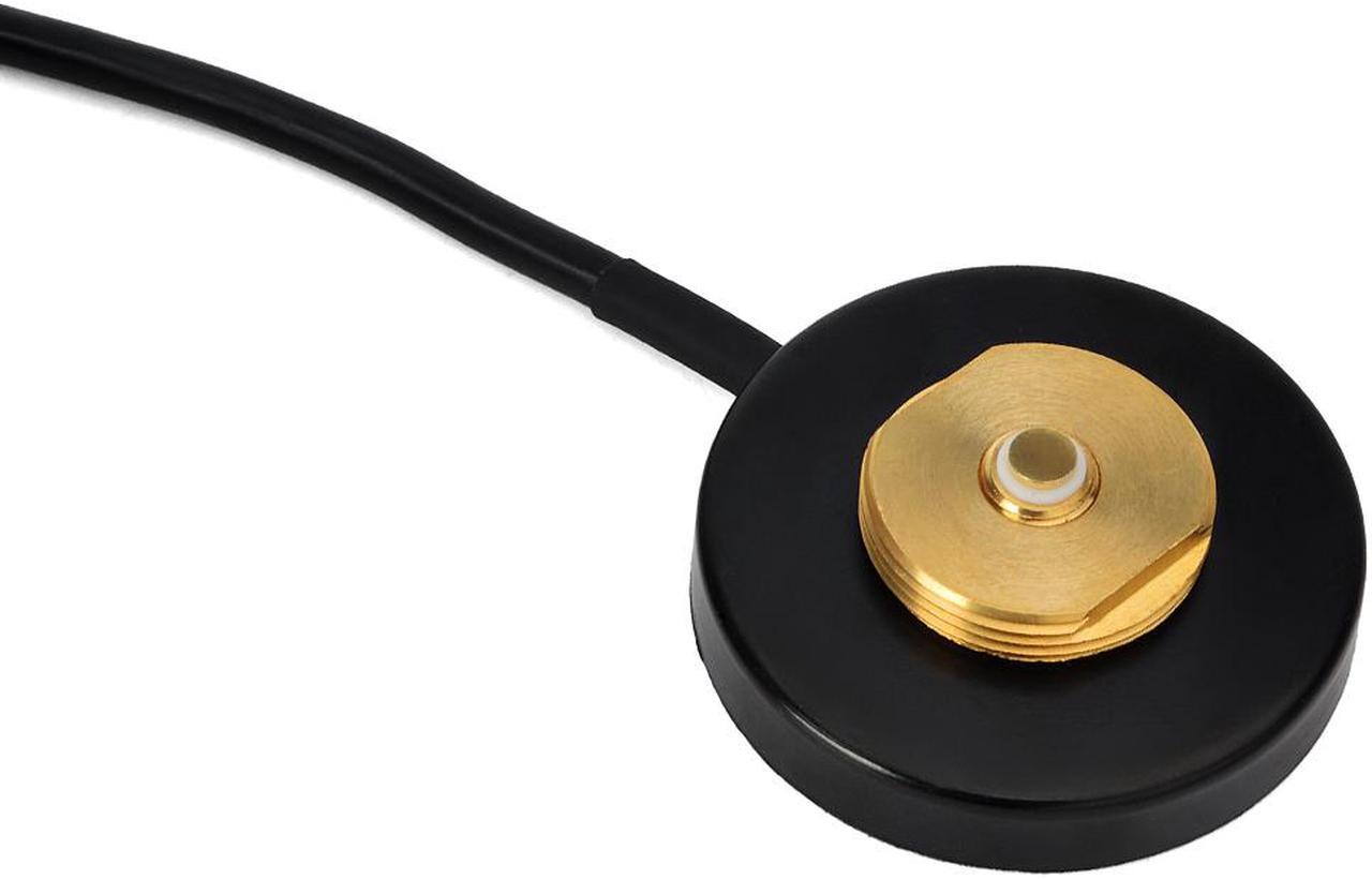 Alt view image 2 of 4 - NMO Mount Magnetic Base with 5M/16.4ft Coaxial Cable for Bus Car Amateur CB Mobile Radio Antenna