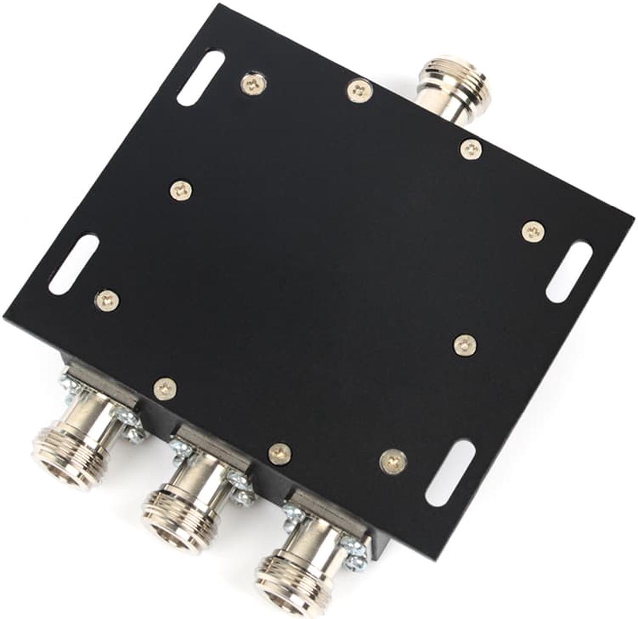 Alt view image 6 of 6 - 3 Way UHF 400-500MHz Antenna Power Splitter 50W Two Way Radio Repeater Power Divider with N Female connectors