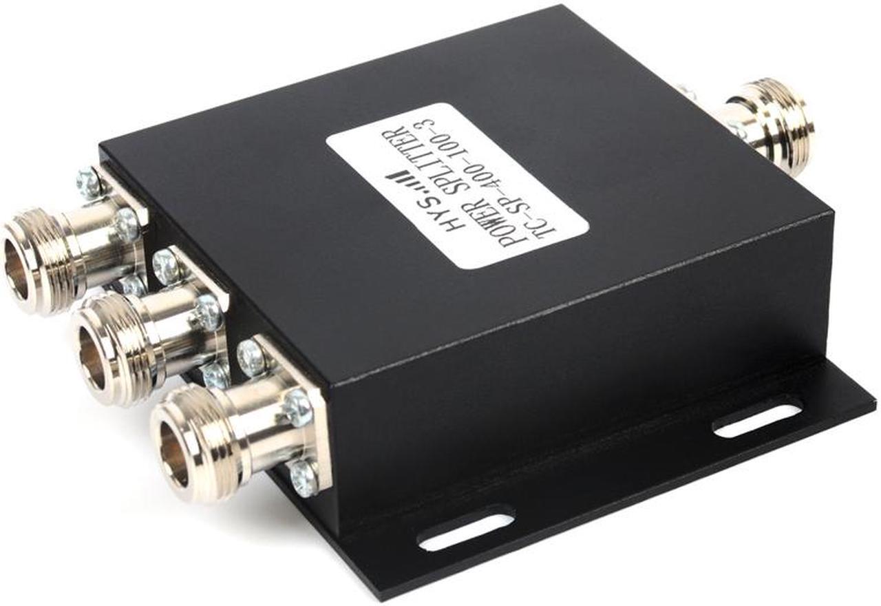 Alt view image 2 of 6 - 3 Way UHF 400-500MHz Antenna Power Splitter 50W Two Way Radio Repeater Power Divider with N Female connectors