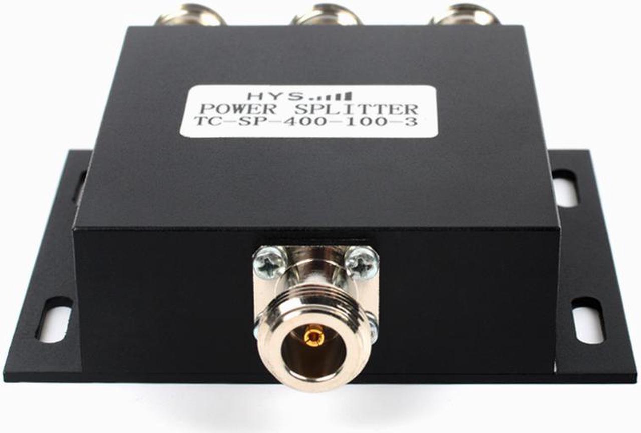 Alt view image 4 of 6 - 3 Way UHF 400-500MHz Antenna Power Splitter 50W Two Way Radio Repeater Power Divider with N Female connectors