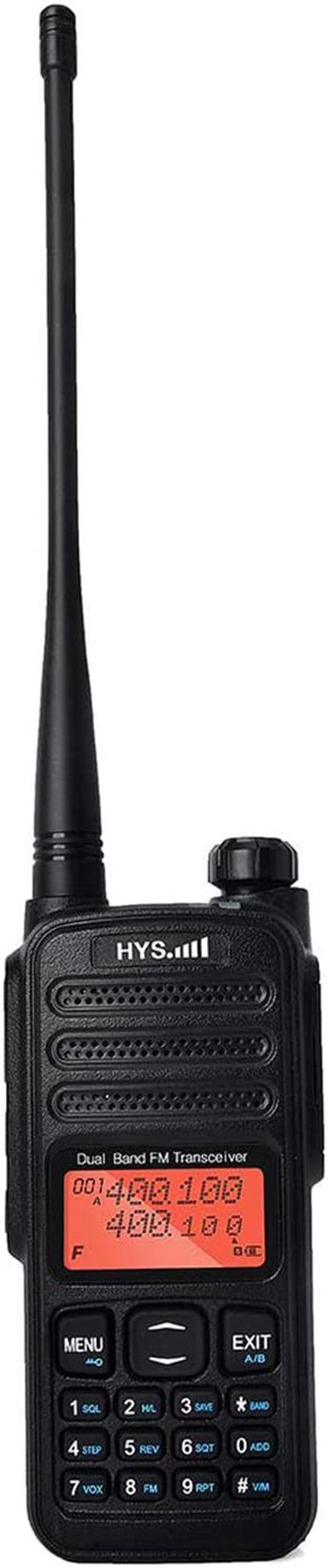 Main image of HYS Handheld Portable Dual Band UHF VHF Walkie Talkie Dual PTT Key Dual Reception Two Way Radio 2800mAh Battery 1022 Channel DCS CTCSS