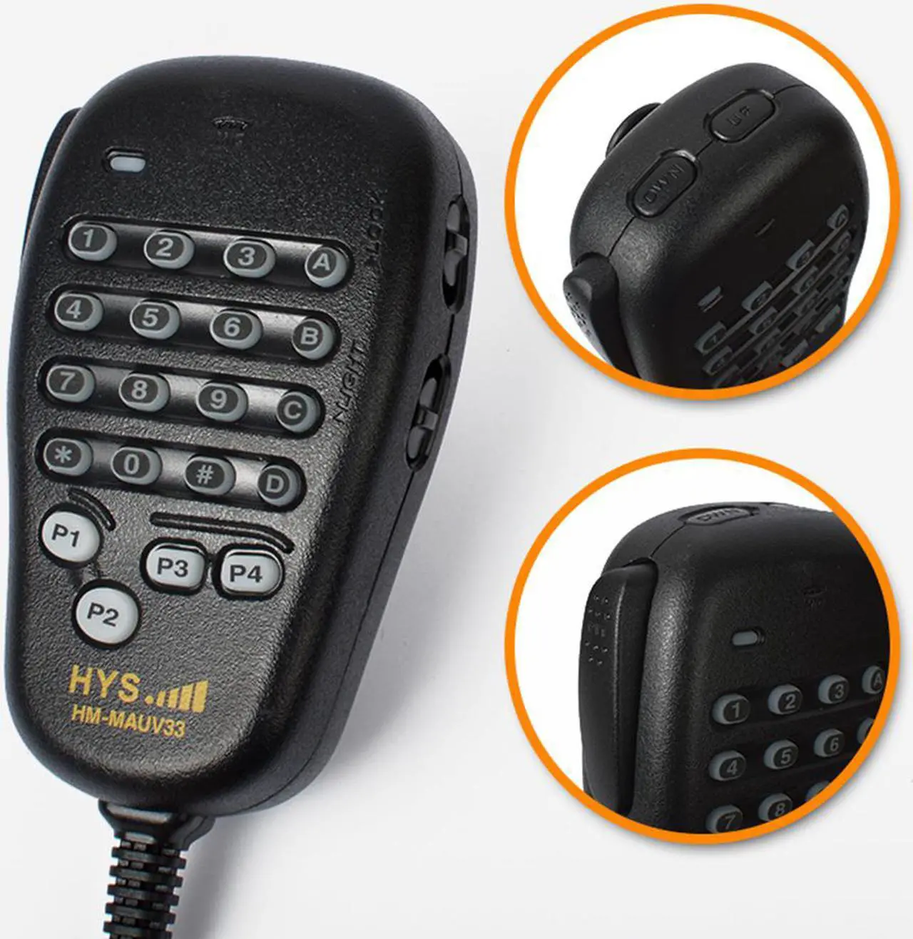 Alt view image 4 of 6 - HYS TC-MAUV33 Mobile Radio FM transceiver Dual-Band Amateur Ham Radio 50W/45W Remove panel VHF/UHF Transceiver