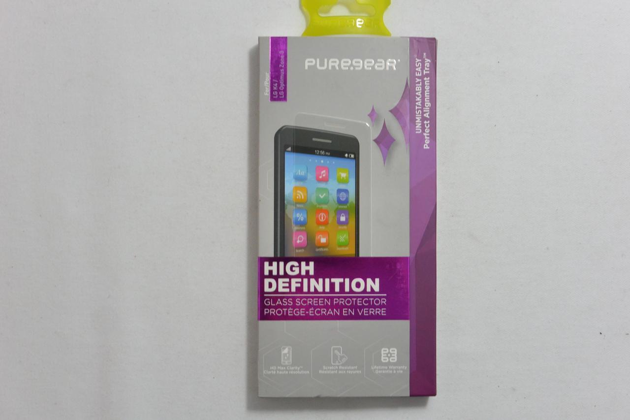 Alt view image 2 of 7 - PUREGEAR TEMPERED GLASS SCREEN PROTECTOR FOR LG OPTIMUS ZONE-3, K4, SPREE, REBEL