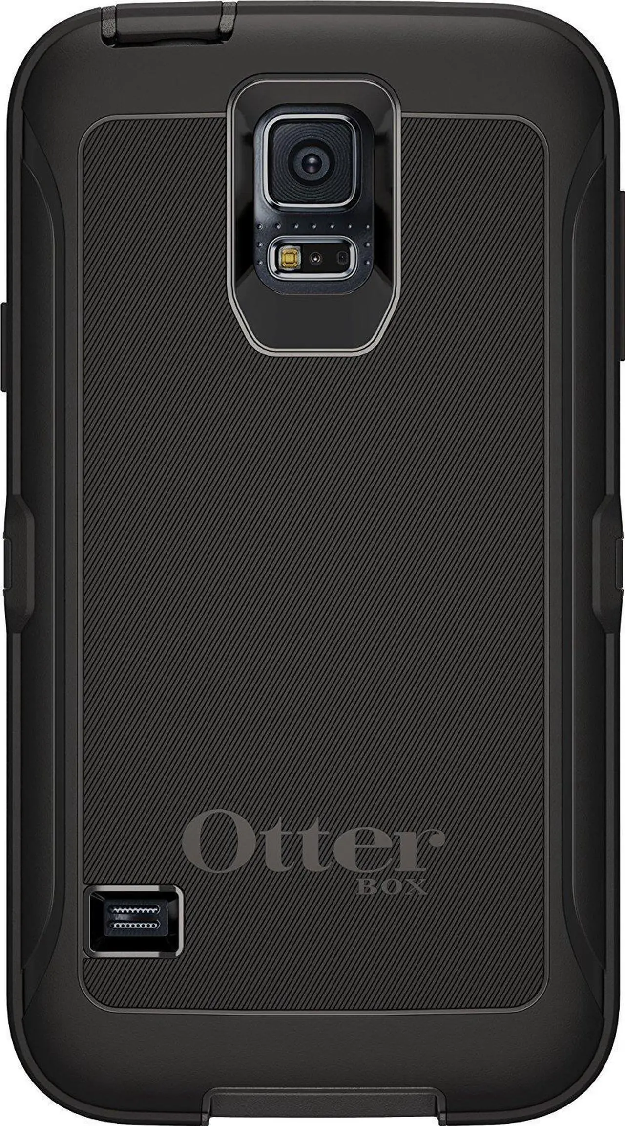 Alt view image 11 of 18 - OtterBox Defender Case for Samsung Galaxy S5 - Black/Black