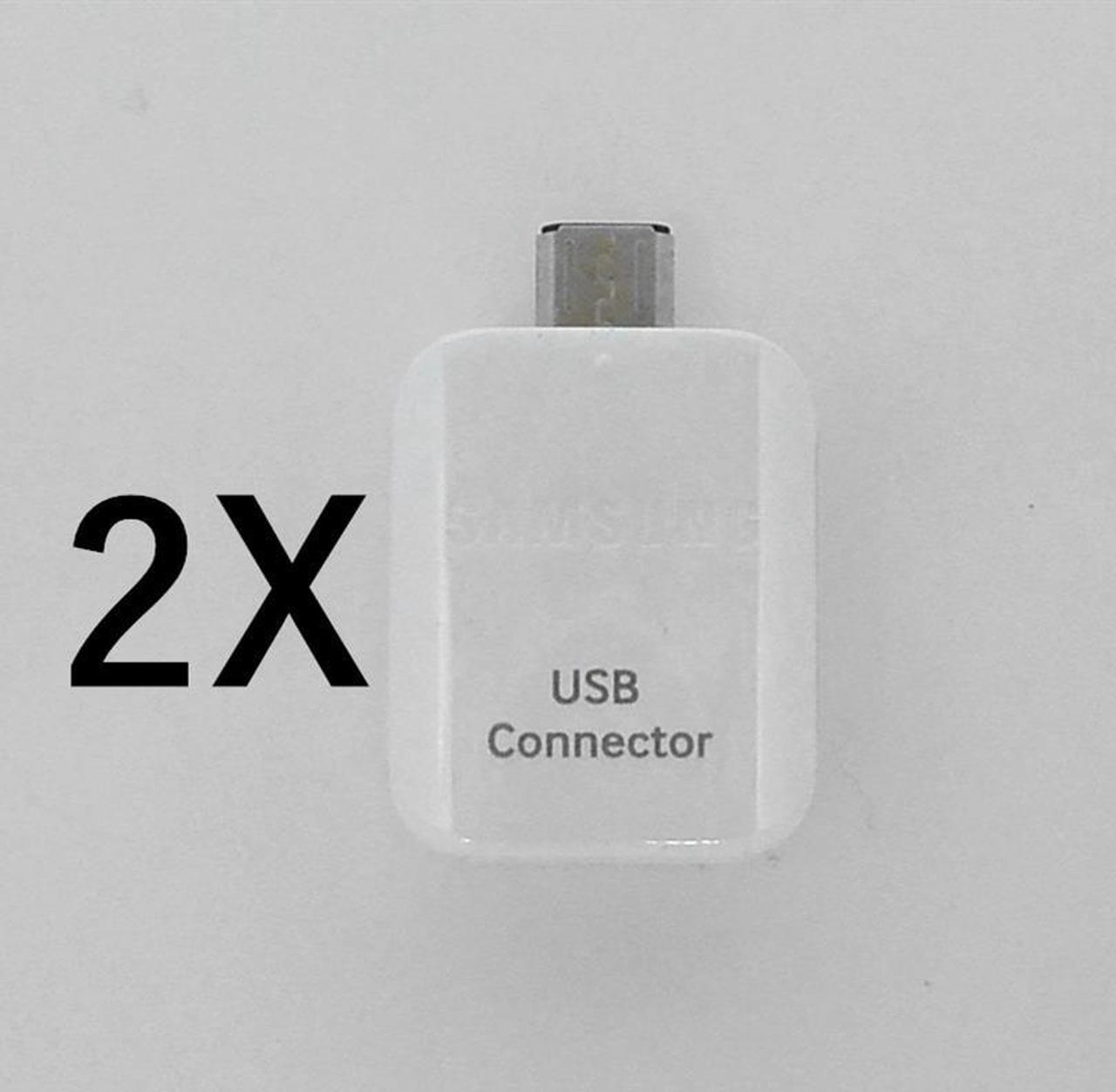 Alt view image 5 of 8 - Genuine Samsung 2x Miicro USB OTG Connector Adapter for Galaxy S6 S7 EDGE Note 5