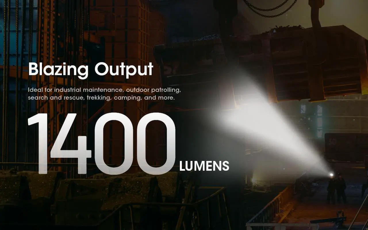 Alt view image 2 of 6 - Nitecore NU50 1400 lumen Lightweight USB-C Rechargeable Headlamp