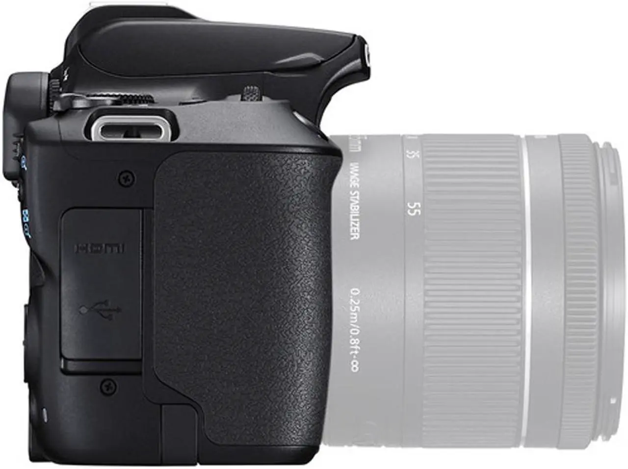 Alt view image 16 of 20 - Canon EOS Rebel SL3 DSLR Camera (Black, Body Only)