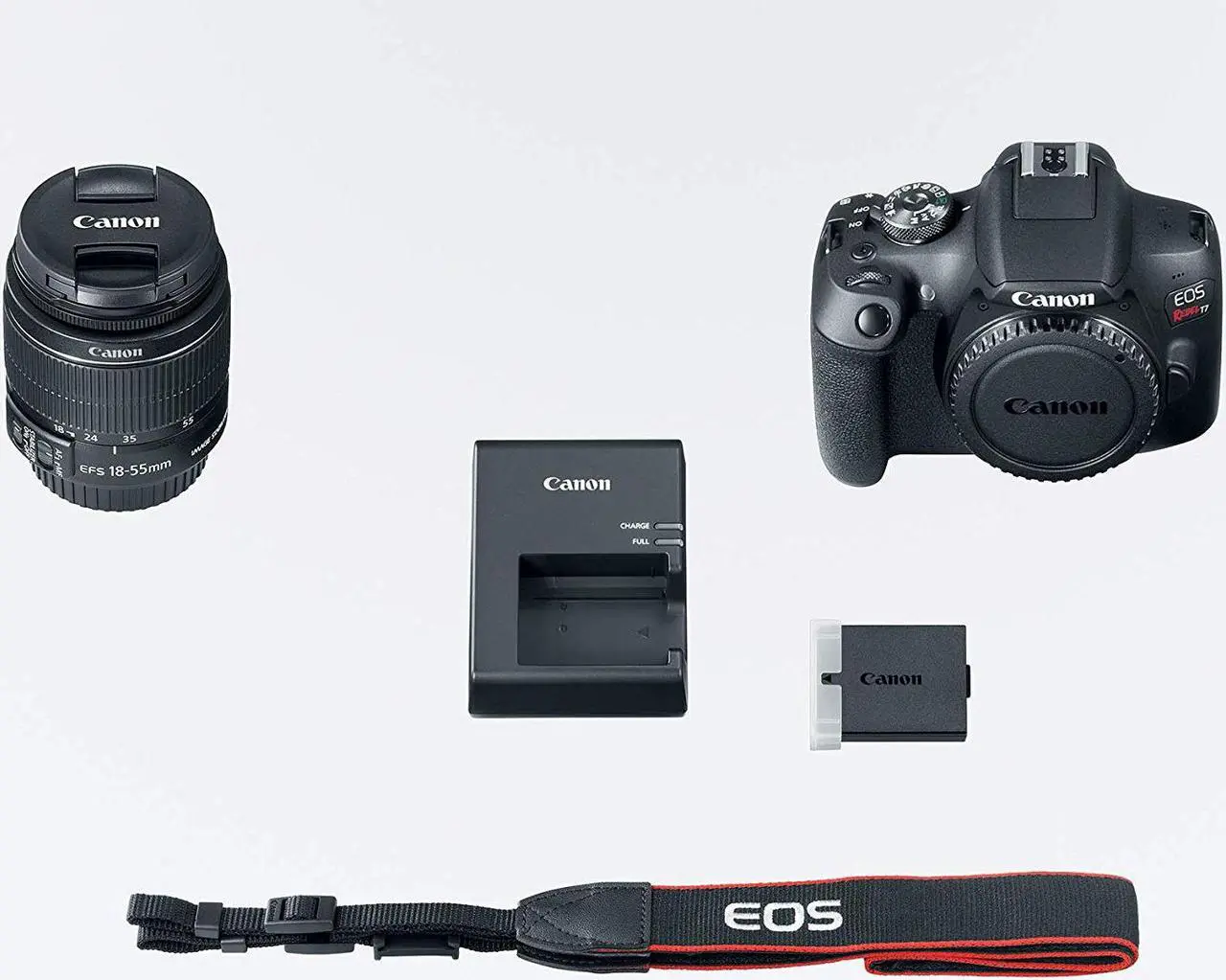 Alt view image 6 of 6 - Canon EOS Rebel T7 24.1MP Digital SLR Camera with EF-S 18-55 IS II Lens
