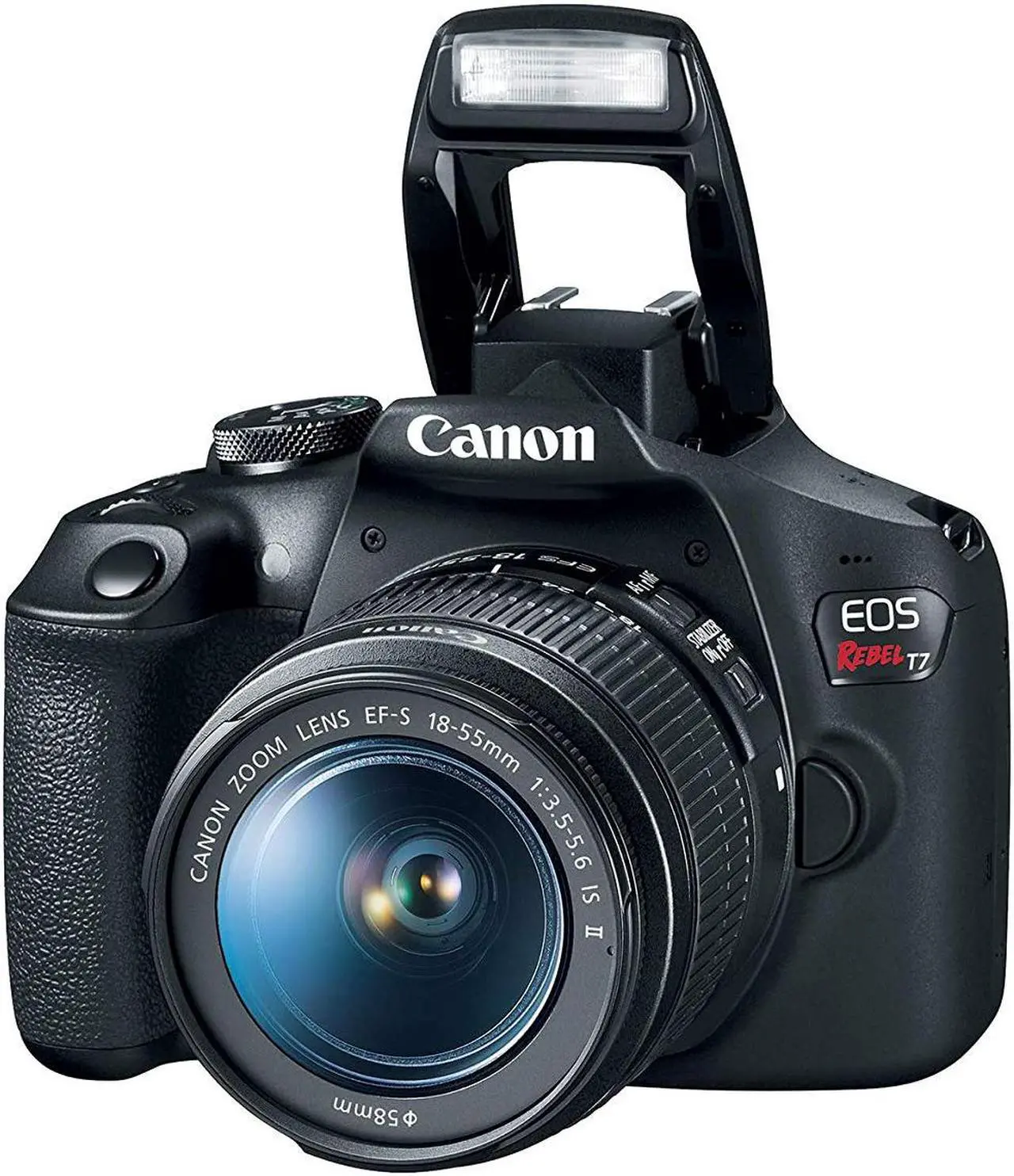Alt view image 5 of 6 - Canon EOS Rebel T7 24.1MP Digital SLR Camera with EF-S 18-55 IS II Lens