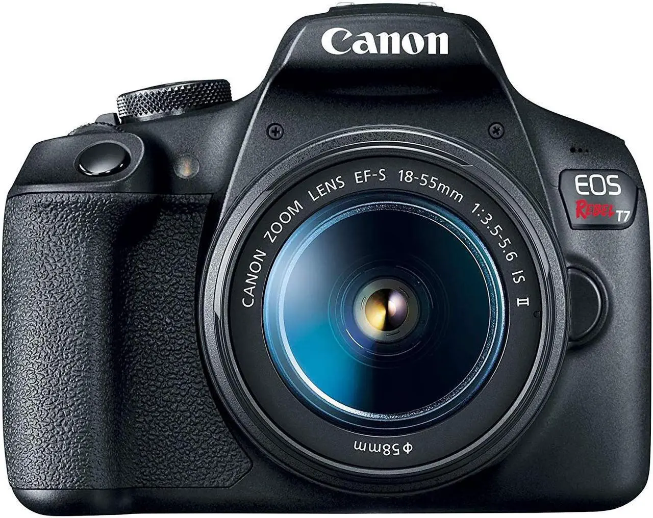 Alt view image 3 of 6 - Canon EOS Rebel T7 24.1MP Digital SLR Camera with EF-S 18-55 IS II Lens