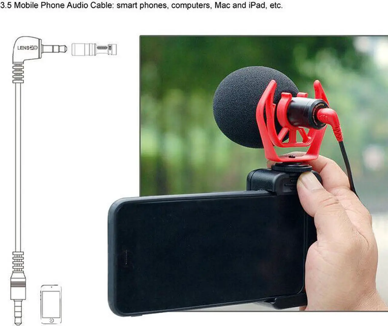 Alt view image 6 of 7 - Nikon D750 D780 Full Frame Digital SLR Camera Universal Mini Microphone MIC-603C External Microphone from Vivitar