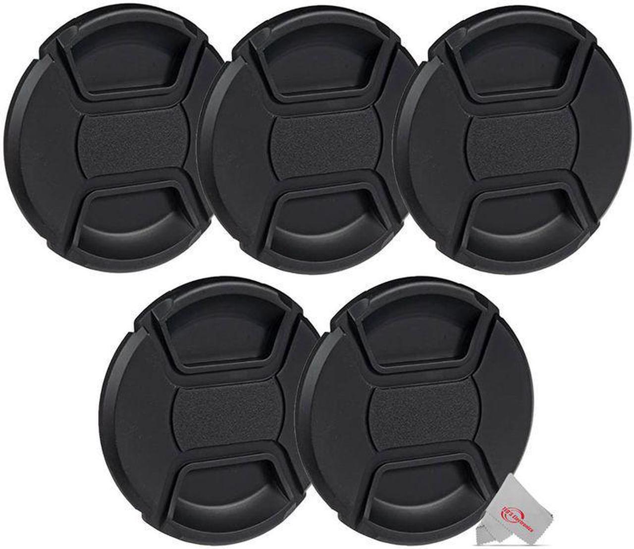 Main image of (5 Pack) 72mm Center Pinch Snap On Lens Cap Front Dust Cover for Canon Nikon Sony Fujifilm SLR Mirrorless Camera