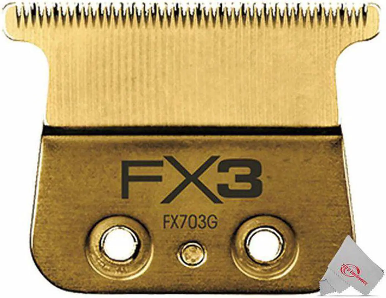 Alt view image 2 of 4 - 5x Babyliss Pro FX703G FX3 DLC Titanium Standard Tooth Ultra-Thin Blade Zero Gap Blade