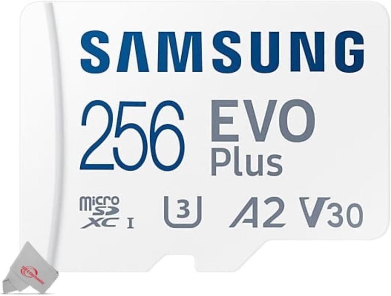 Alt view image 2 of 3 - 3x Samsung EVO Plus MicroSD 256GB, 130MBs Memory Card with Adapter