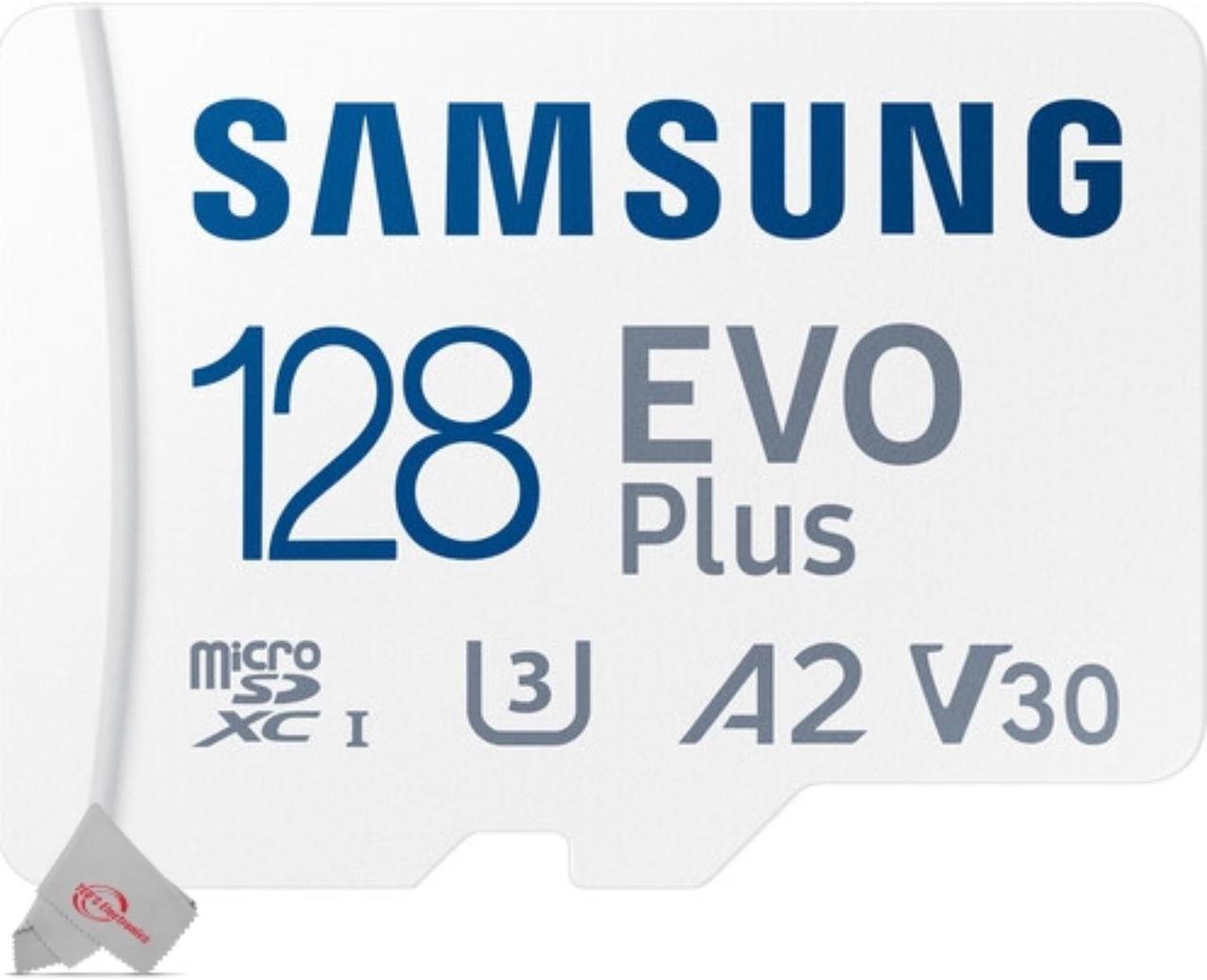 Alt view image 3 of 4 - 5X Samsung EVO Plus MicroSD 128GB, 130MBs Memory Card with Adapter