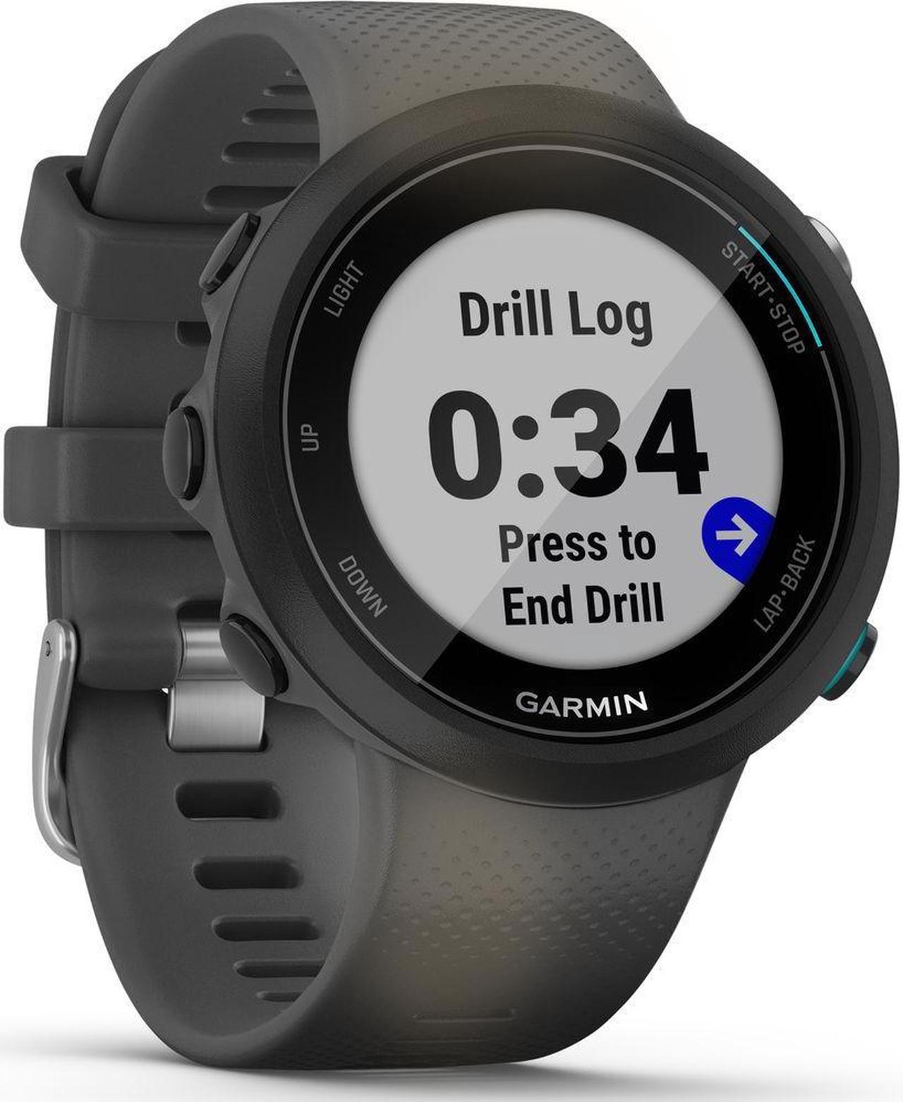 Alt view image 12 of 17 - Garmin Swim 2 - GPS Swimming Smartwatch for Pool and Open Water - Slate Gray