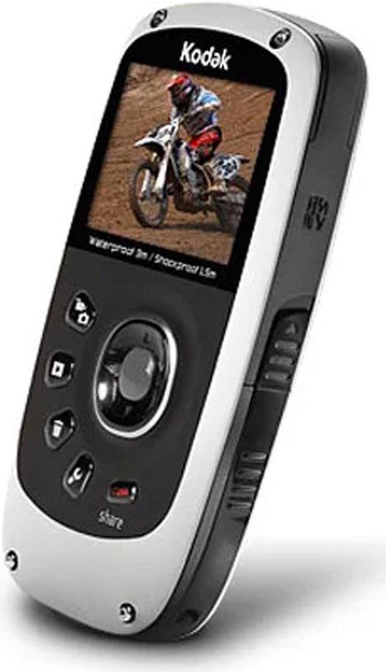 Alt view image 3 of 7 - Kodak PlaySport Zx5 HD Waterproof Pocket Video Easy Share Camera (White) Travelers' Favorite Bundle