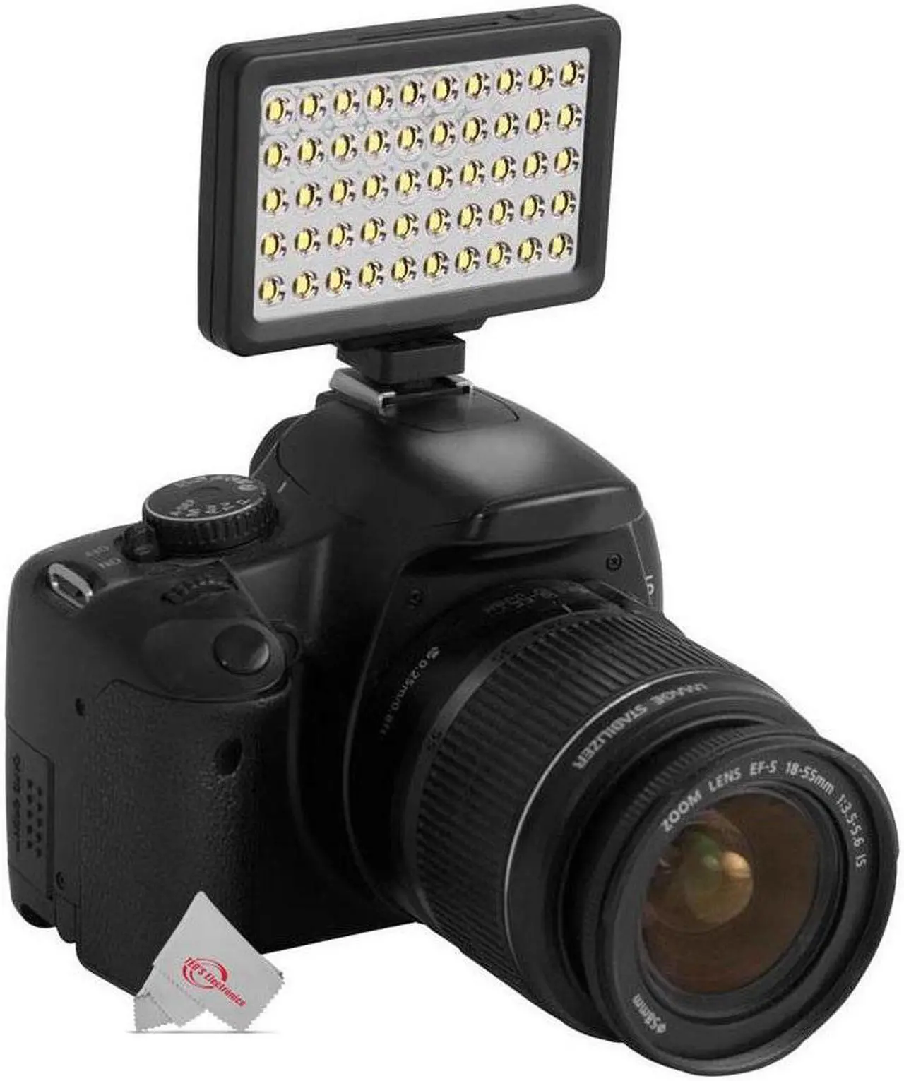 Alt view image 5 of 6 - Vivitar Super Powerful Smartphone 50 LED Video Light for Podcasting Vlogging and Videoconferencing