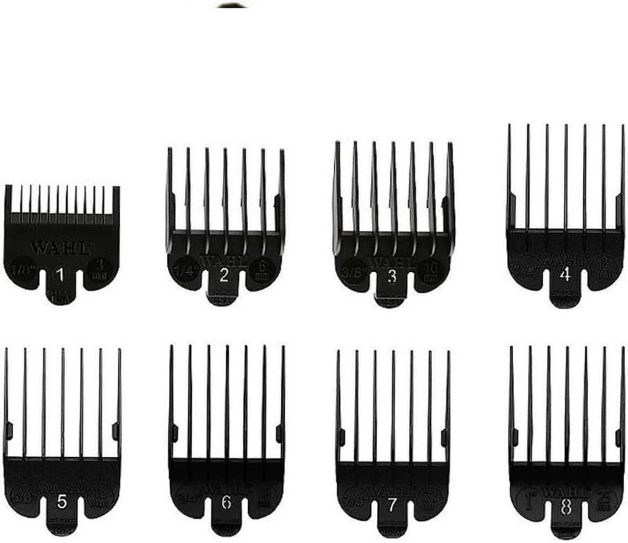 Alt view image 5 of 6 - Wahl 8 Pack Cutting Guides with Organizer - Black #3170-500