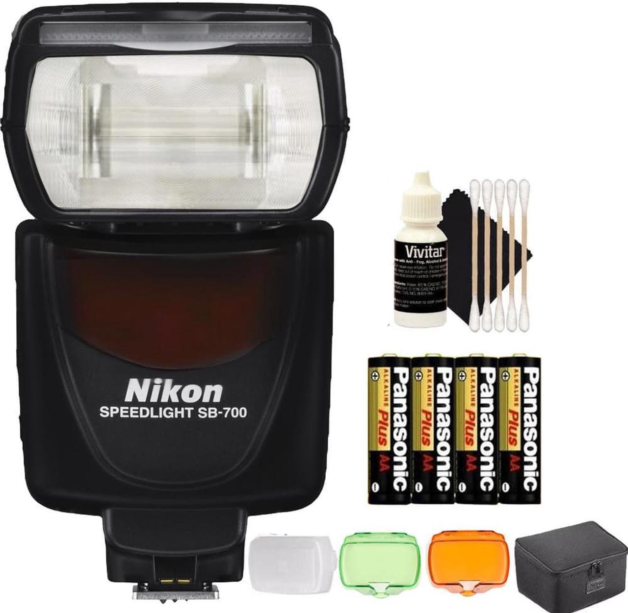 Main image of Nikon SB-700 AF Speedlight Flash for Nikon D750 D700 D80 Plus Extra Batteries (International Version)